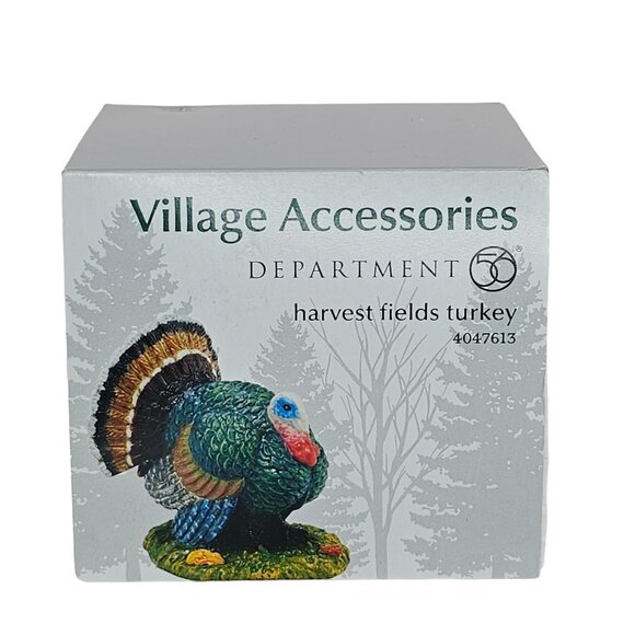 Department 56 Village Accessories Harvest Fields Turkey Figurine #4047613 - Picture 1 of 8